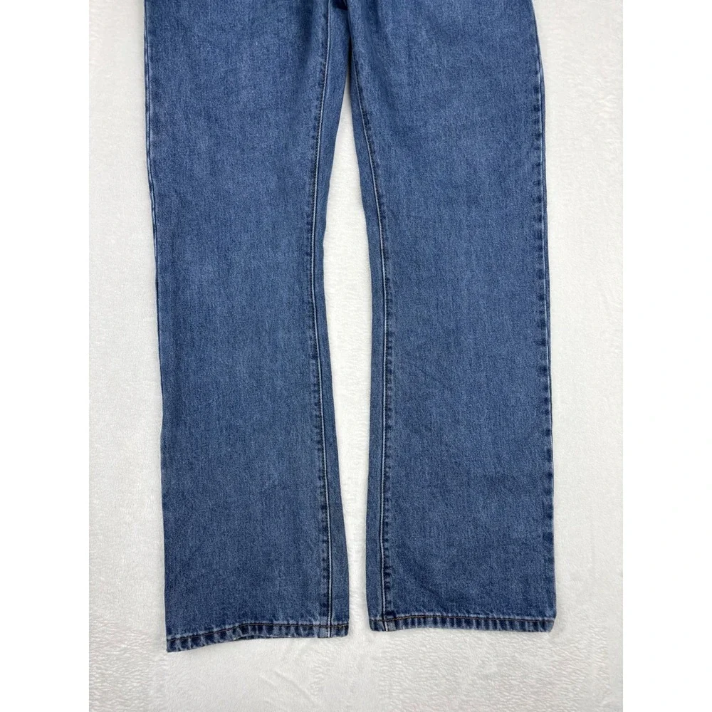 Levis 517 Mens 36x34 Bootcut Jeans Blue Denim Medium Grungy Wash Vintage Style